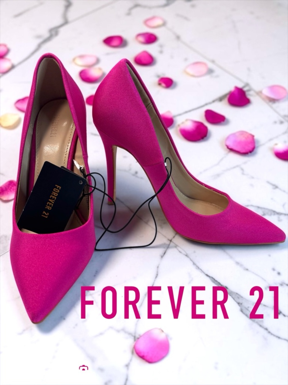 Pretty in Pink — FOREVER 21 Fuchsia Stiletto Pumps | NWT | Size 7.5